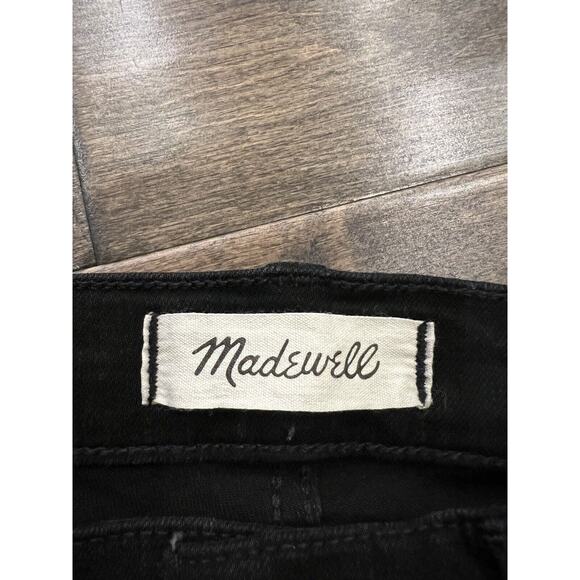 Madewell Black Womens Distressed Roadtripper Denim Skinny Jeans Size 28 - Picture 7 of 12